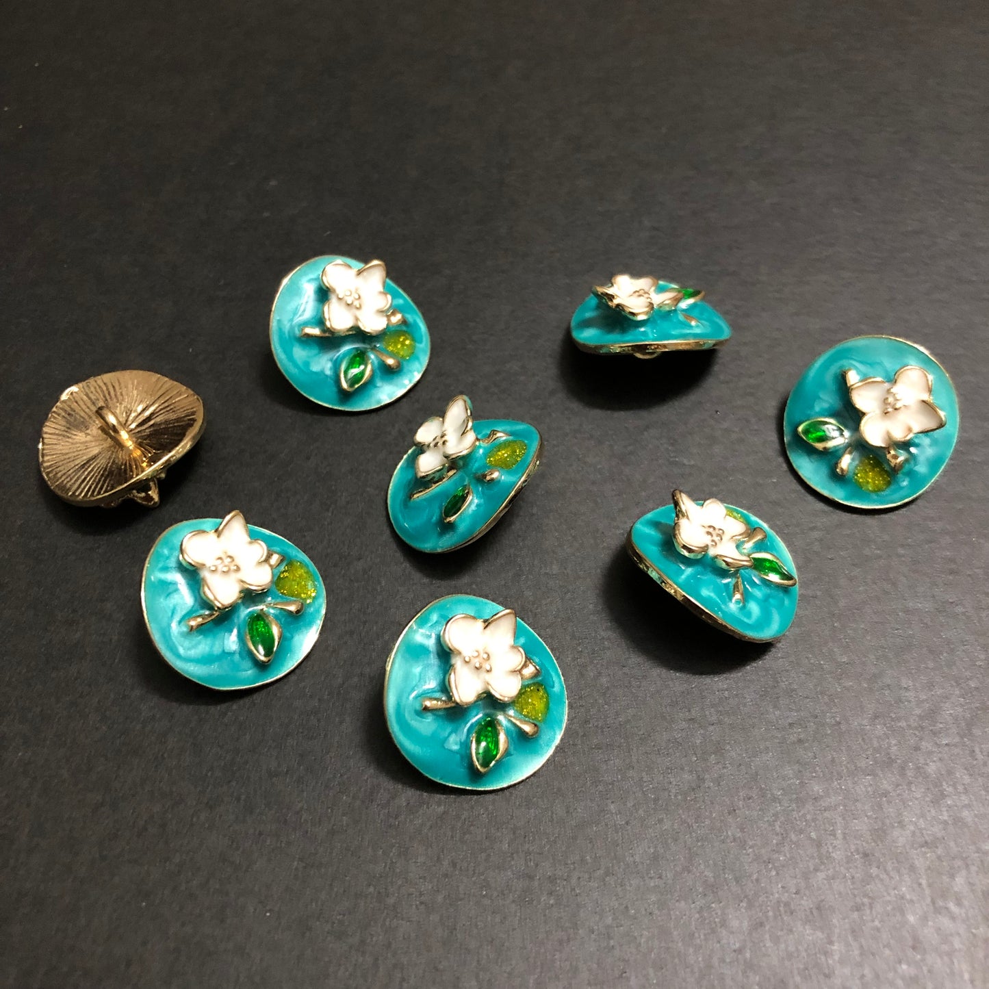 Blossom Drift Buttons