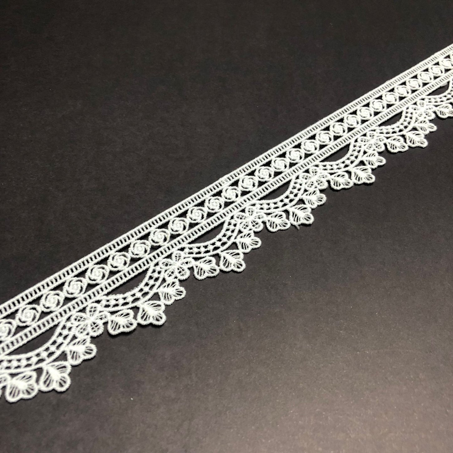 Sunbeam Sash Milky Off-white Lace