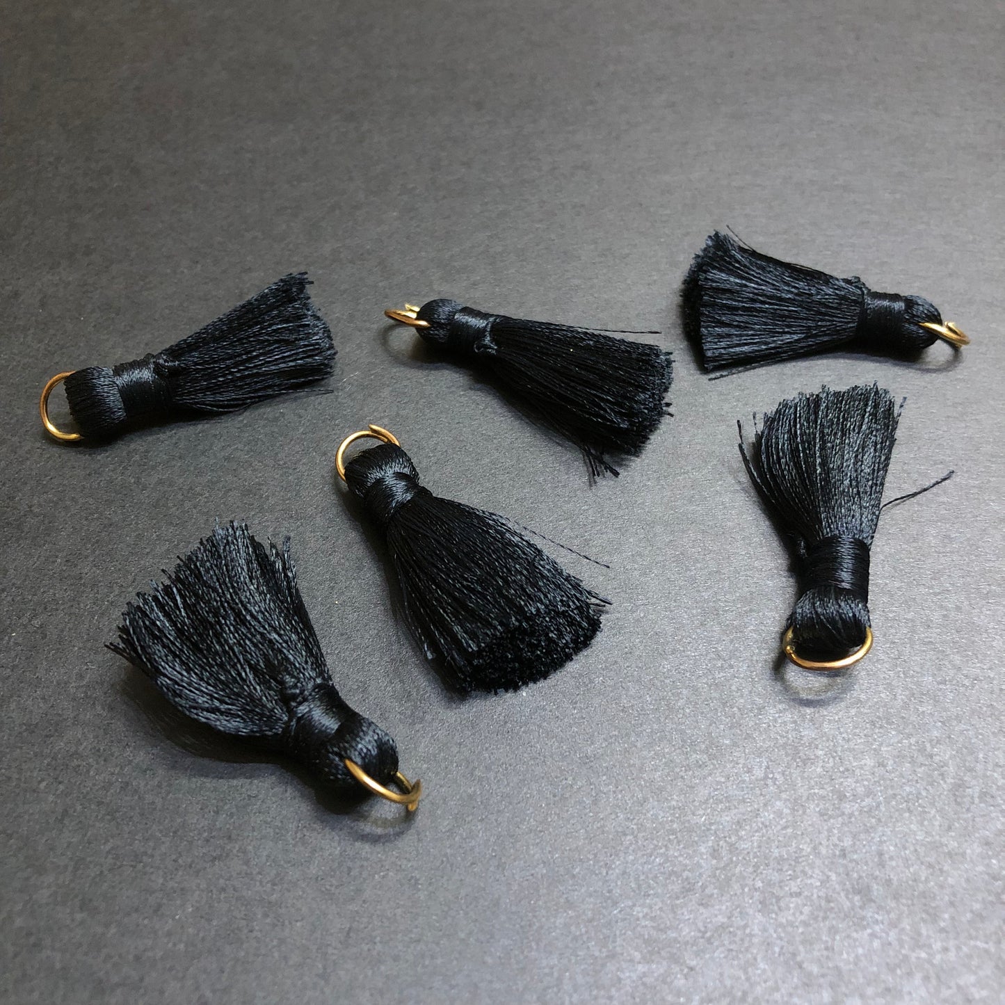 Resham Thread Black Tassels
