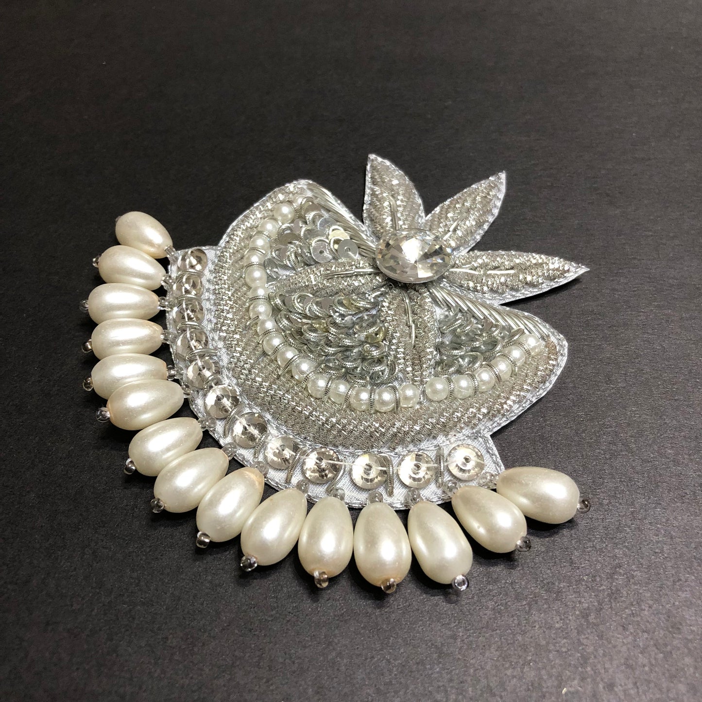 Floral Star Silver Motif