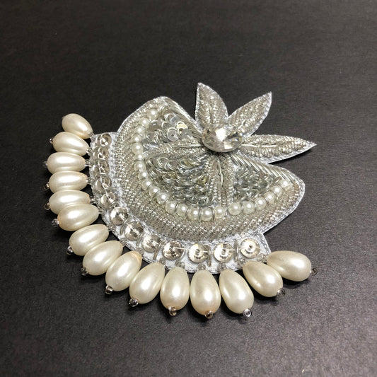 Floral Star Silver Motif
