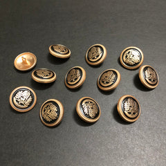Roundeluxe Golden and Black Luxe Golden Buttons