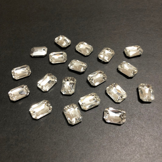 Mini Silver Rectangle Stones