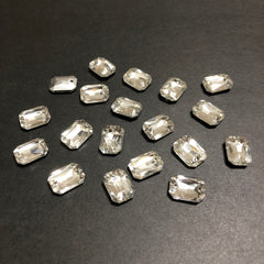 Mini Silver Rectangle Stones