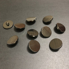 MetaKnot Blackish Silver Luxe Blackish Silver Buttons