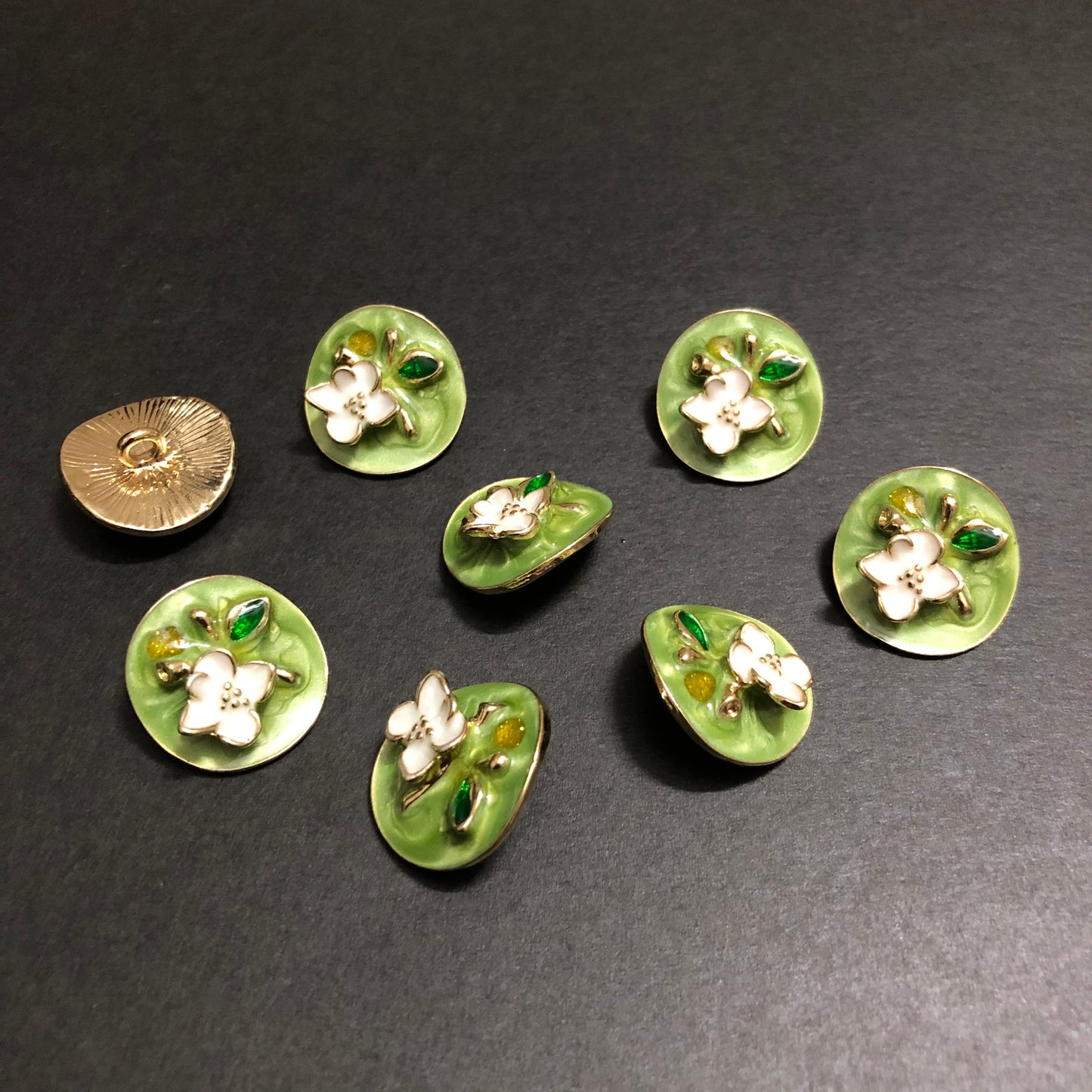 Blossom Drift Buttons