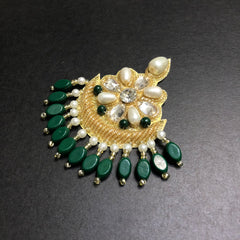Green Beadazzled Motif