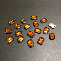 Mini Rust Rectangle Stones