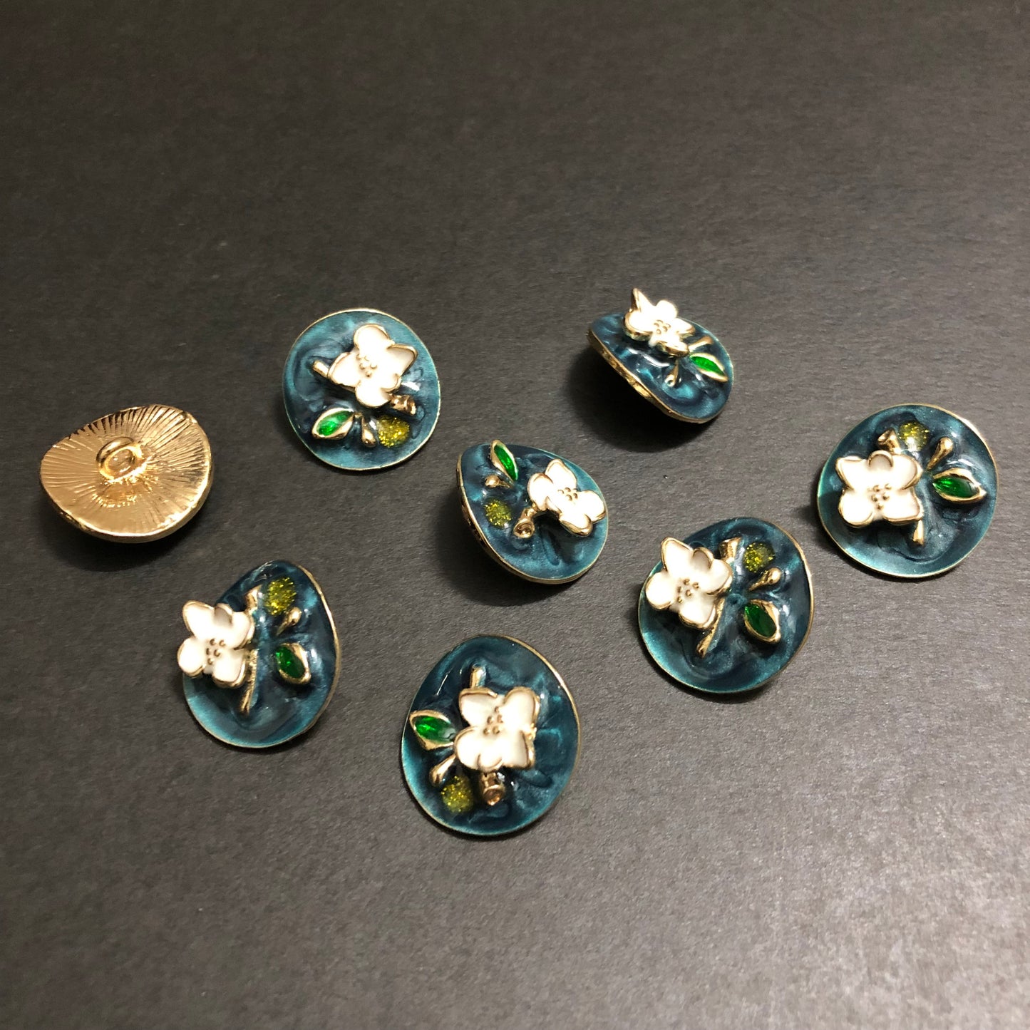 Blossom Drift Buttons