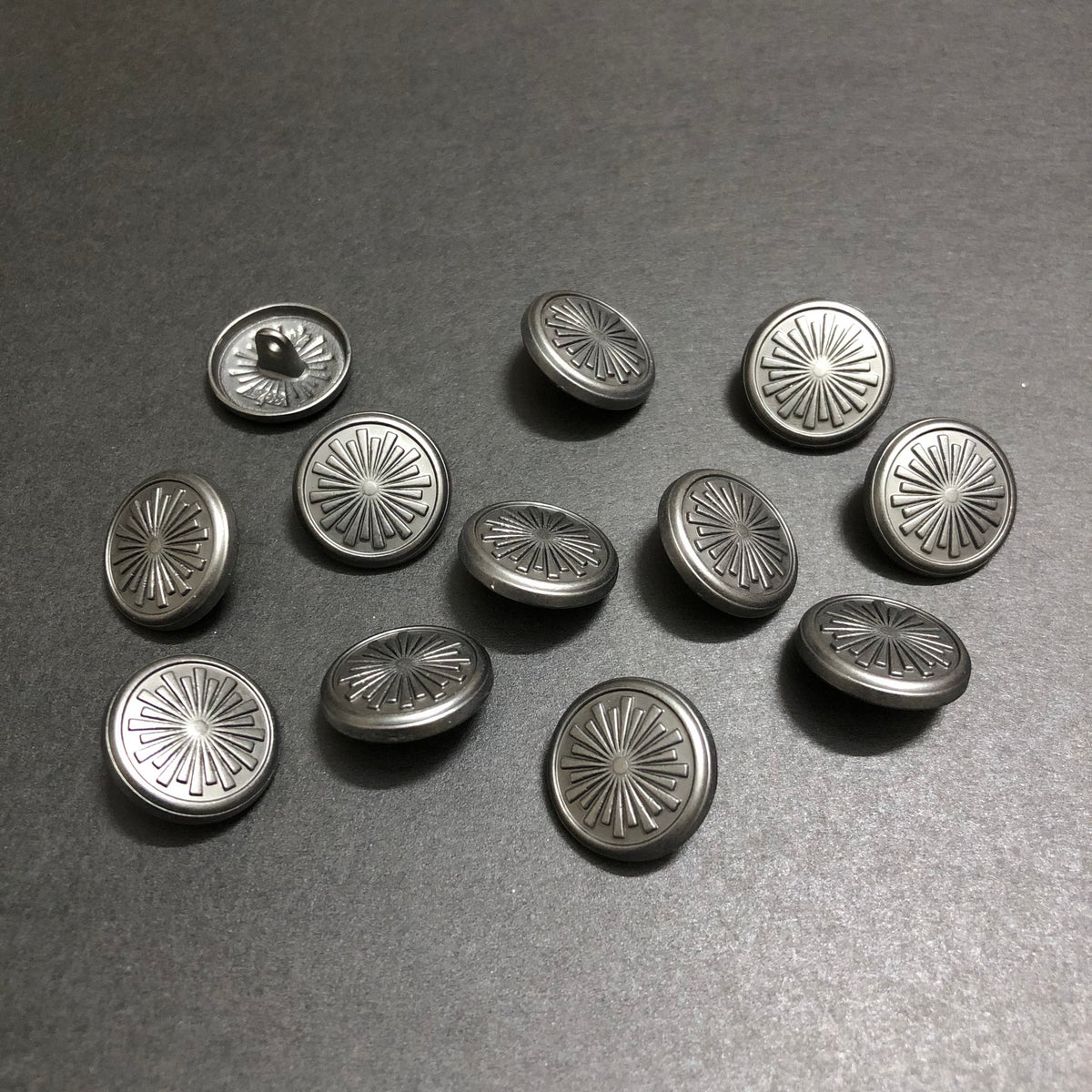Silver Ball Button Celestial Blackish Silver Luxe Blackish Silver Buttons – Carchop Need