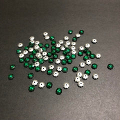 Shiny Allure Emerald Green Stones (6mm)