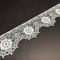 Ember Tie Milky Off-white Lace