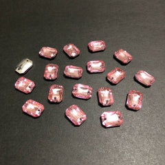Mini Powder Pink Rectangle Stones