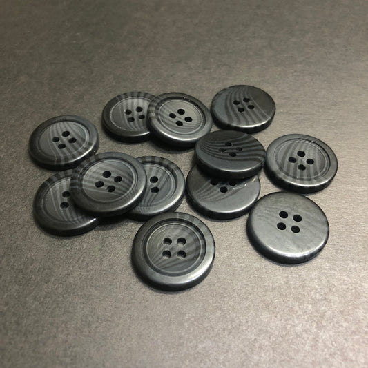 Classic Black Buttons