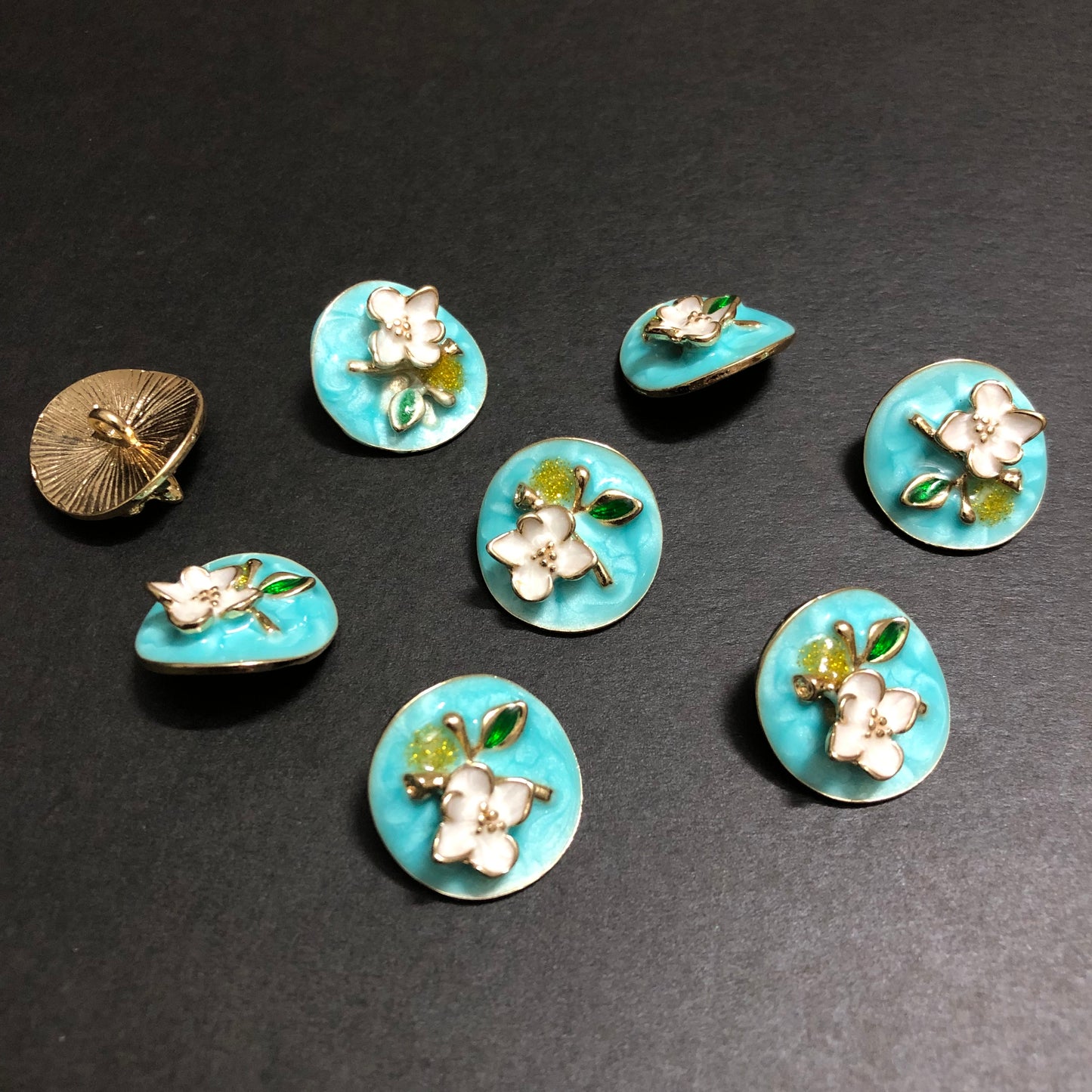 Blossom Drift Buttons