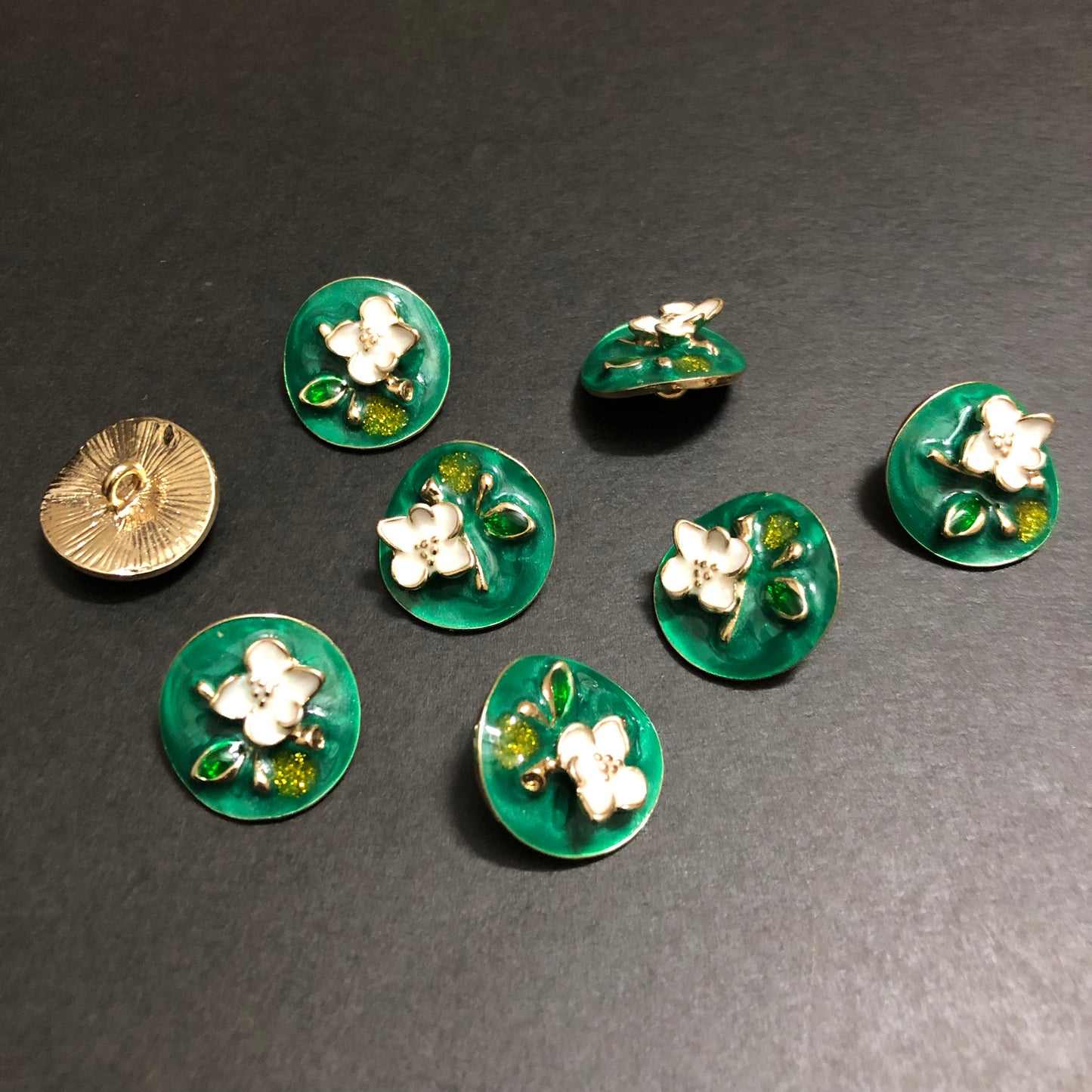 Blossom Drift Buttons