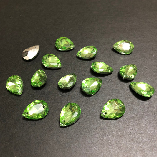 Light Green Drop Stones