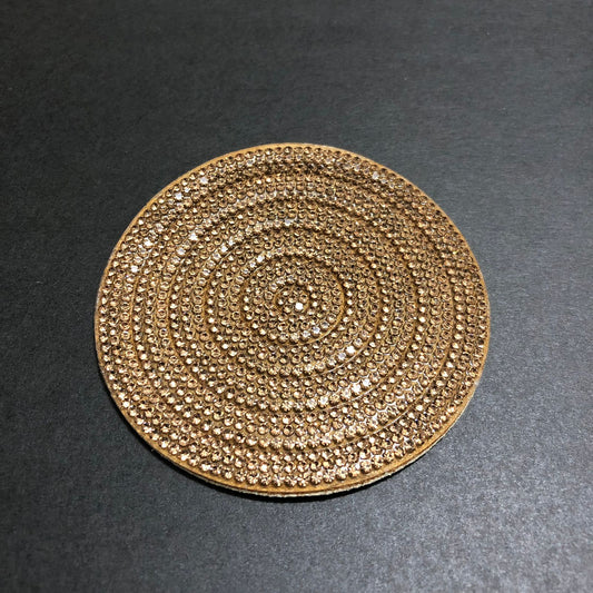 Gleamy Golden Stones 3D Shaped Golden Roundaura Bunch