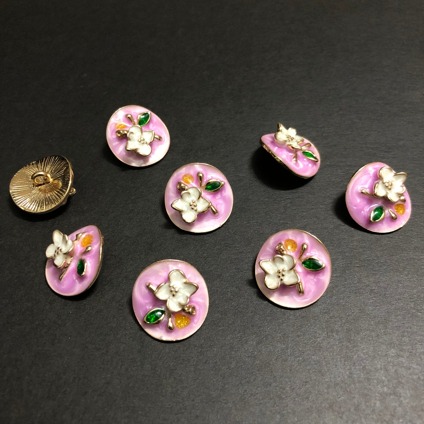 Blossom Drift Buttons
