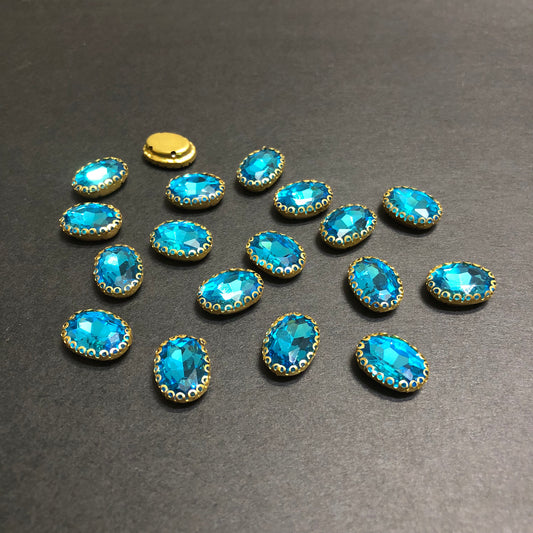 Mini Ferozi Clipy Stones