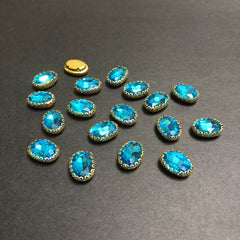Mini Ferozi Clipy Stones