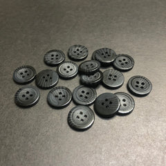 Mini Classic Black Buttons