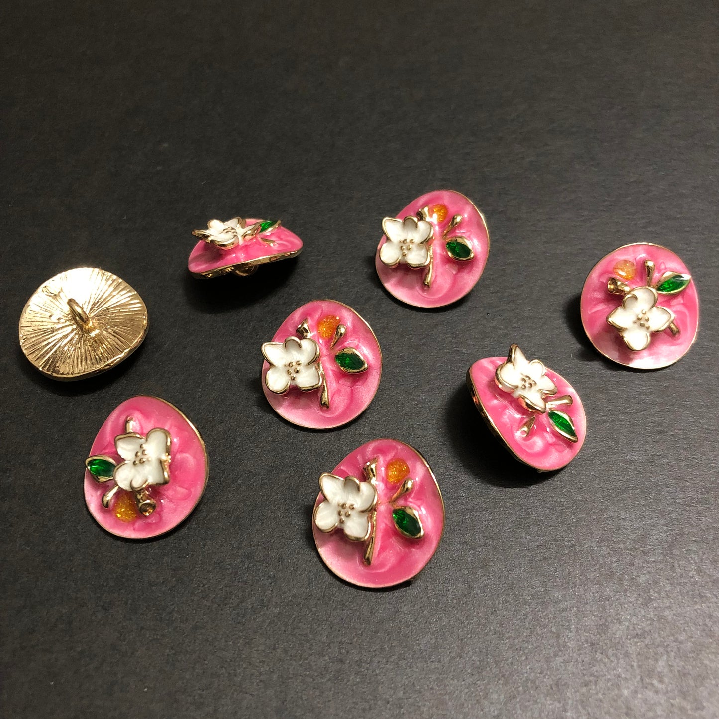 Blossom Drift Buttons