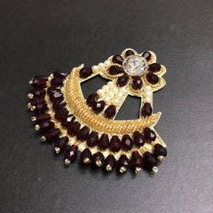 Golden Maroon Motif