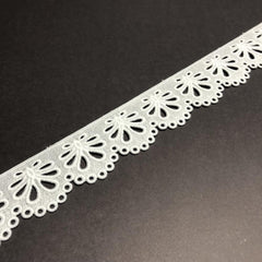 Arctic Bloom Milky Off-white Lace