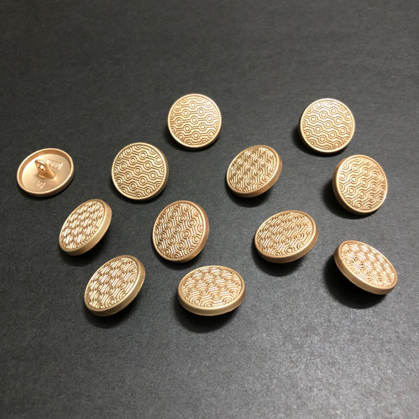 Fancy Golden Button Gilded Halo Golden Embosed Luxe Blackish Golden Buttons – Carchop Need