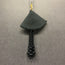 Cone Black Bell with Black Pearls Golden Tassel