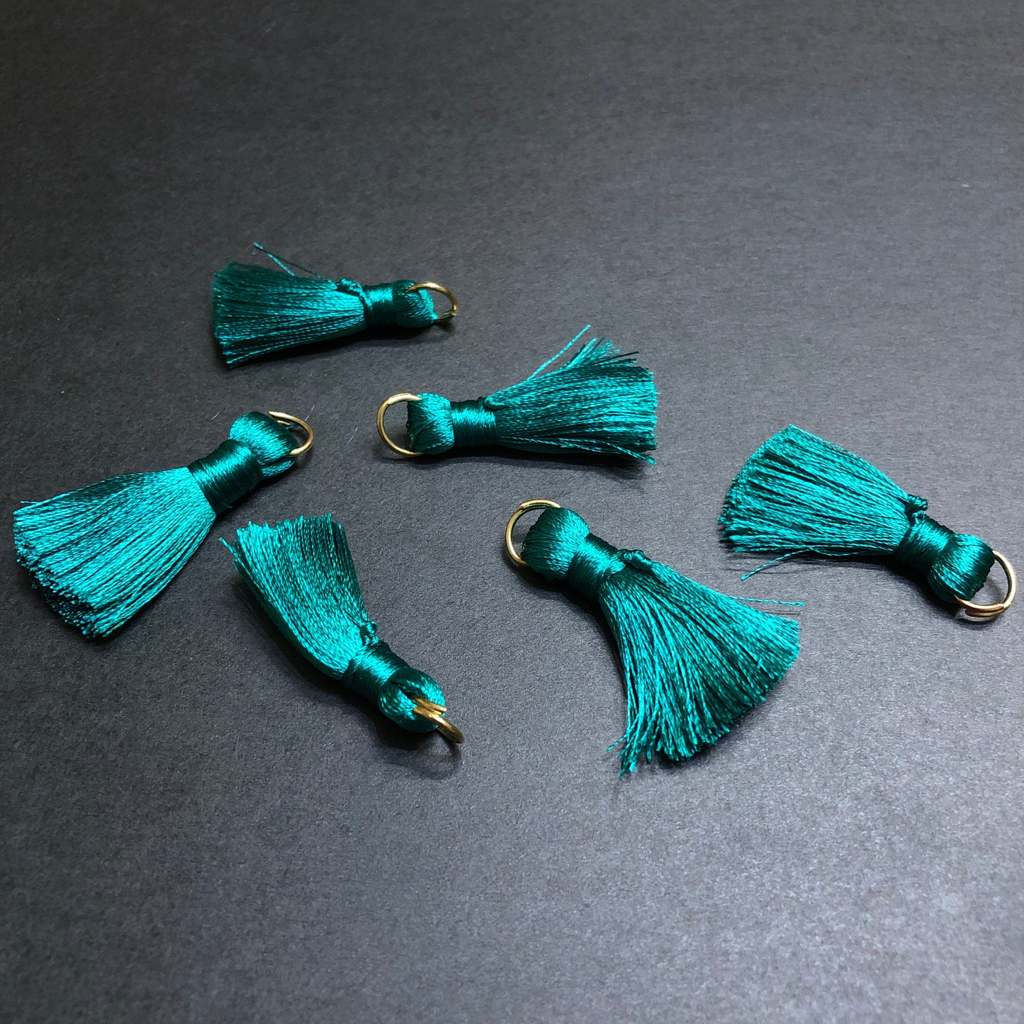 Resham Thread Sea Green Tassels