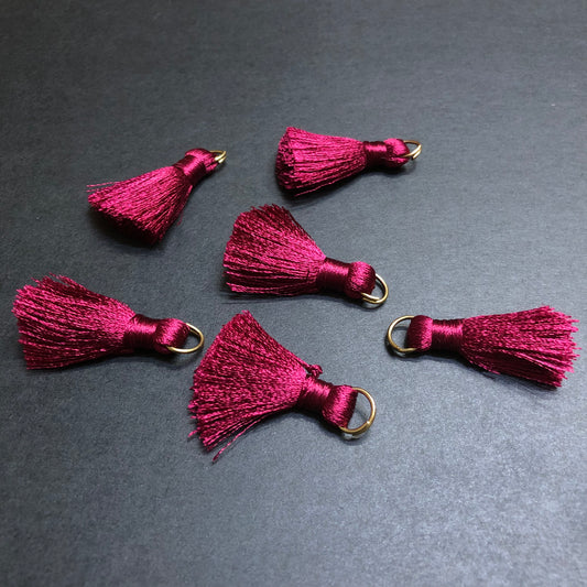 Resham Thread Dark Fuschia Tassels