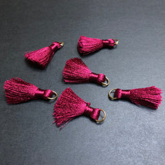 Resham Thread Dark Fuschia Tassels