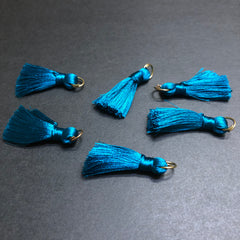 Dark Ferozi Thread Tassels