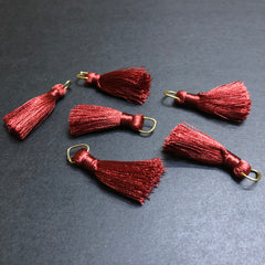 Dark Rust Thread Tassels