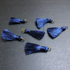 Resham Thread Dark Blue Tassels