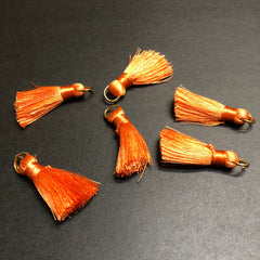 Orange Thread Tassels