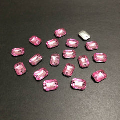 Mini Light Pink Rectangle Stones