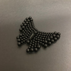 Mega Butterfly Black Pearls Bow Motif