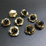 Rosary Black Pearl Antique Buttons