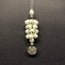 Off-white Pearly Panned Silver Coin Tassel