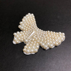 Mega Butterfly Off-white Pearls Bow Off-white Motif