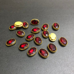 Mini Maroon Clipy Stones