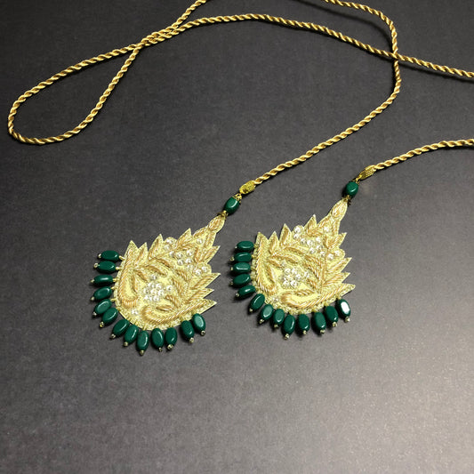 Mini Alluring Green Motif Backdori