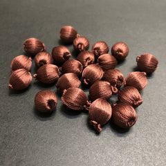Hazelnut Brown Thread Balls