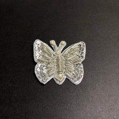 Mini Butterfly Off-white Pearls and Silver Bunch